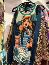 Deadstock Y2K 100% Cotton Cosmo Girl Mini Dress size M