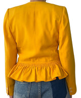 Valentino yellow blazer “as is” size IT42.