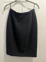 Vintage Studio 0001 Ferre Black Blazer with Gold Broach Detail size 8