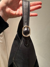 Gucci Black Suede Stuffed Bouvier Jackie O Bag - TUV #321753