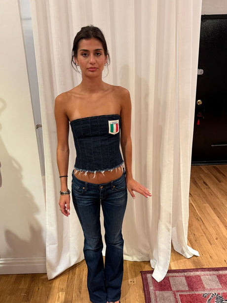 Dolce & Gabbana Italy denim tube top - sku tuv #424242