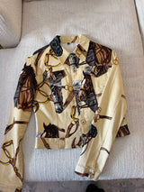 Dolce & Gabbana Equestrian Denim Jacket size Small