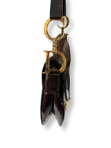 Dior Vintage Patent Leather Saddle