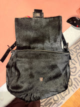 “As Is” Fendi Ponyhair Black Mama Baguette TUV #26135