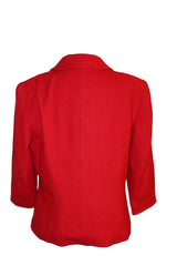 Escada red blazer with bow details