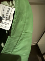 Moschino Green Leather Mini Skirt
