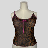 Black & brown silk two piece set
