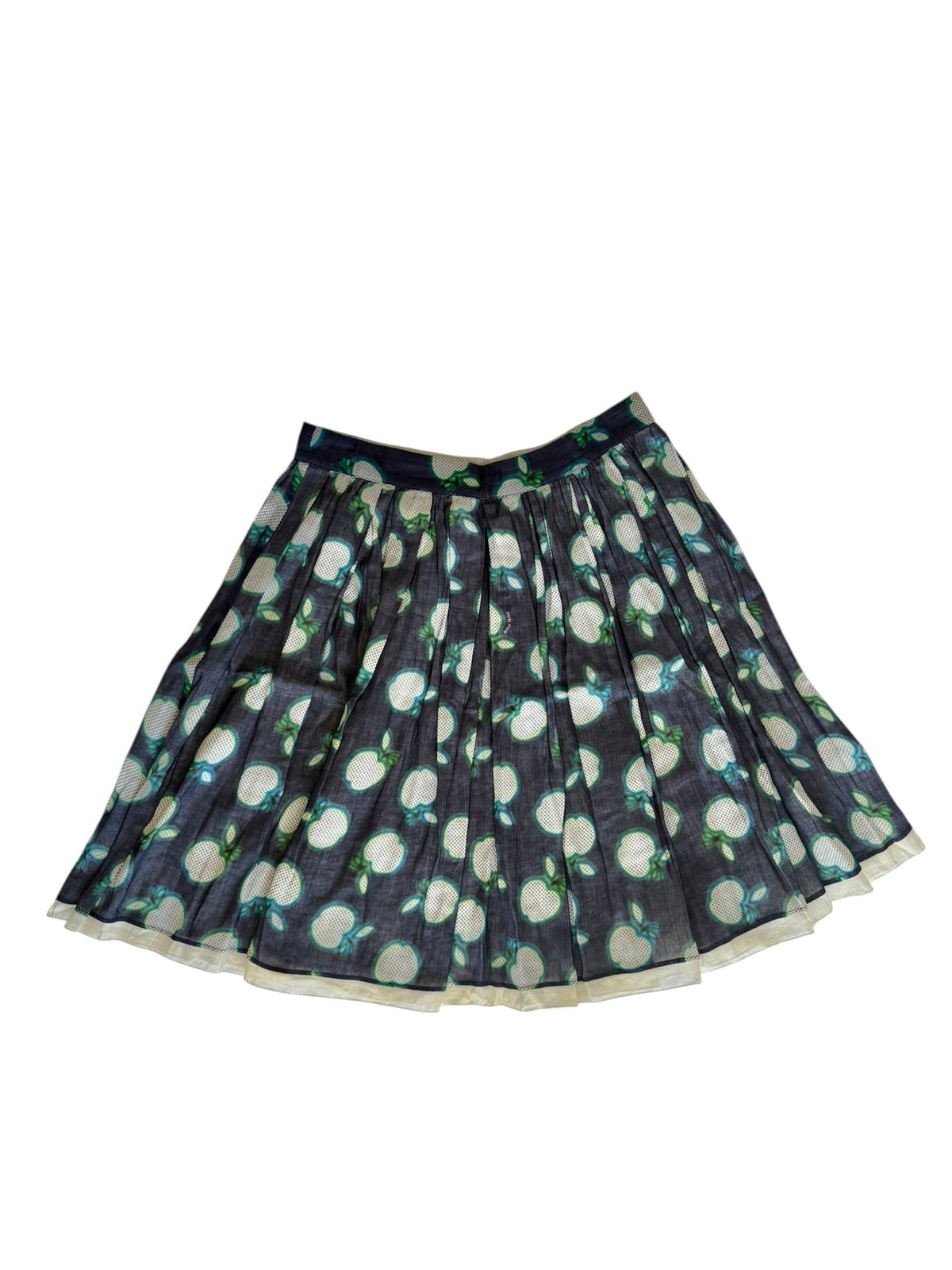 Miu Miu apple blue and white skirt (sz 36)
