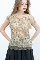 Elie Tahari Lace Top