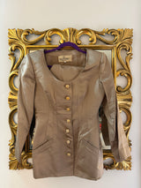 Silk Valentino Blazer and Skirt set size 12 - sku tuv #9997