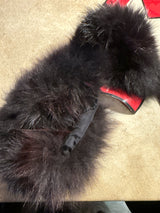Vintage Black Fox Fur Collar