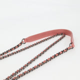 #56 Chanel Matelasse 20 Chain Shoulder Bag Leather Pink