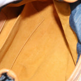 #61 Louis Vuitton Monogram Denim Preity Hand Bag Blue