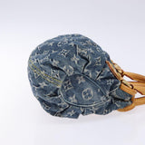 #61 Louis Vuitton Monogram Denim Preity Hand Bag Blue