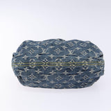 #61 Louis Vuitton Monogram Denim Preity Hand Bag Blue