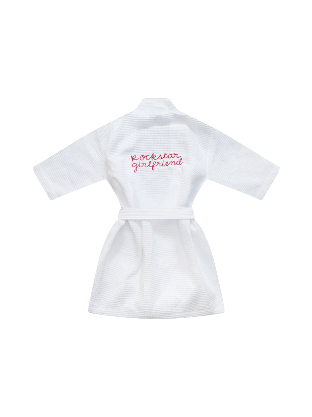 "Rockstar Girlfriend" Waffle Turkish Bathrobe