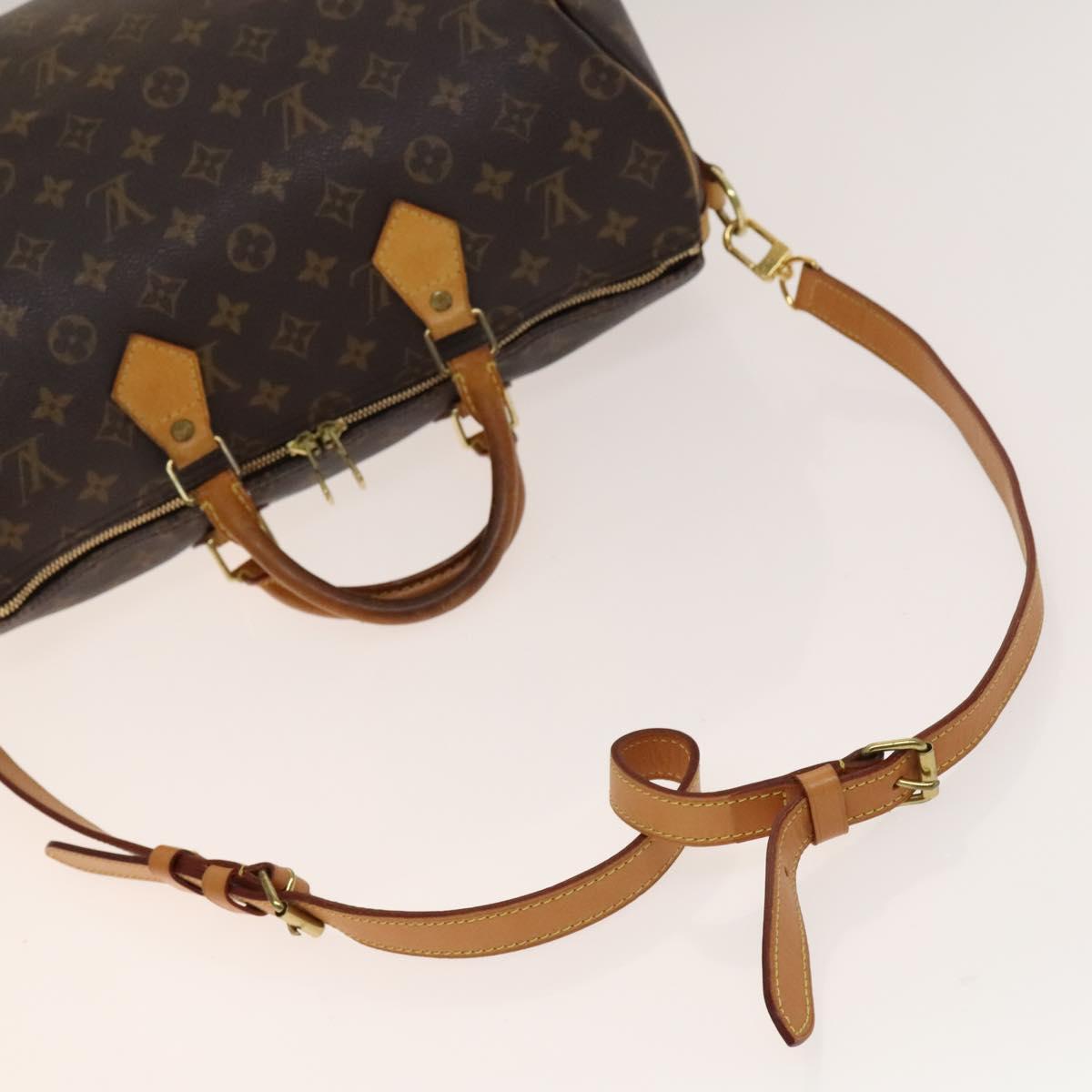 LOUIS VUITTON Monogram Speedy Bandouliere 35 Hand Bag