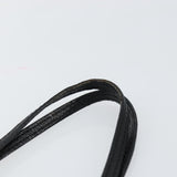 #63 Fendi Hand Bag Leather Black Silver