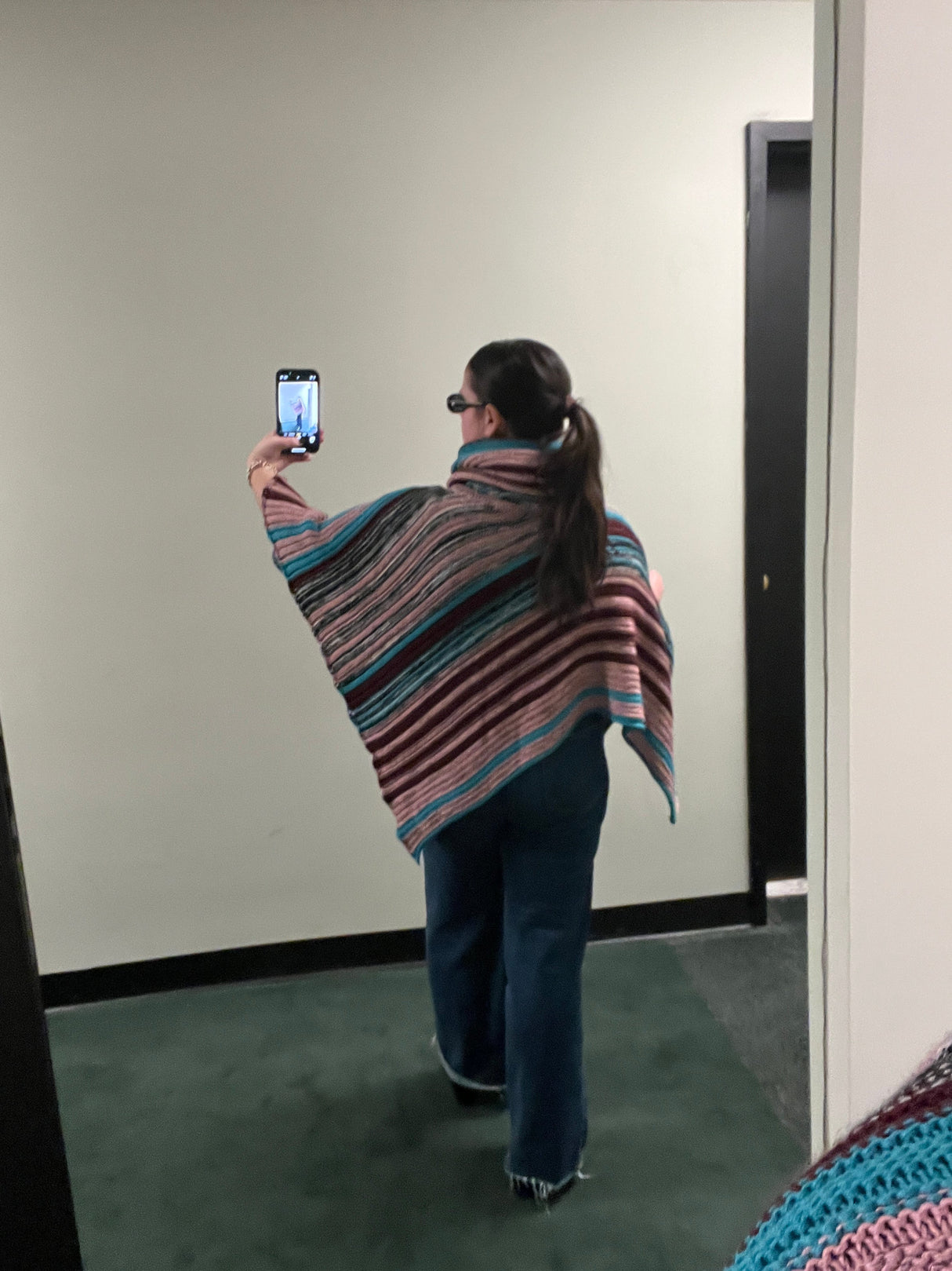 Missoni Lane Wool Multicolor and Glitter Poncho