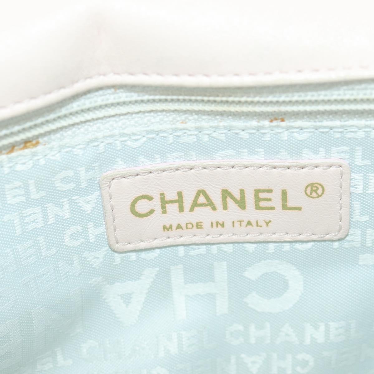 Chanel 2004 Pink Polka Dot Satin Flap Shoulder Bag