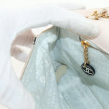 Chanel 2004 Pink Polka Dot Satin Flap Shoulder Bag