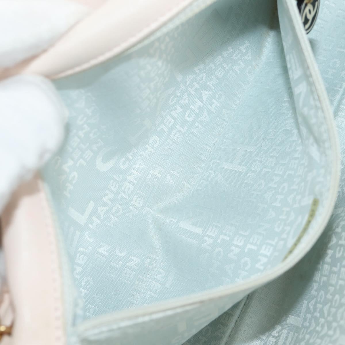 Chanel 2004 Pink Polka Dot Satin Flap Shoulder Bag