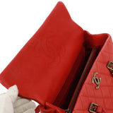 Chanel Quilted Portobello Tote Orange