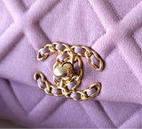 Chanel 19 Jersey Quilted Bag Purple