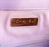 Chanel 19 Jersey Quilted Bag Purple