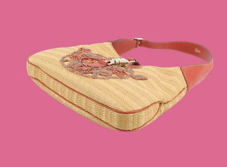 Gucci Jackie Embroidered Shoulder Bag