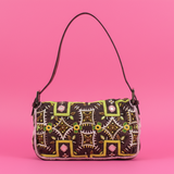 Fendi Baguette Beaded Embroidered with Fringe