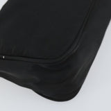 #65 Prada Hand Nylon Black Silver
