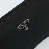 #65 Prada Hand Nylon Black Silver