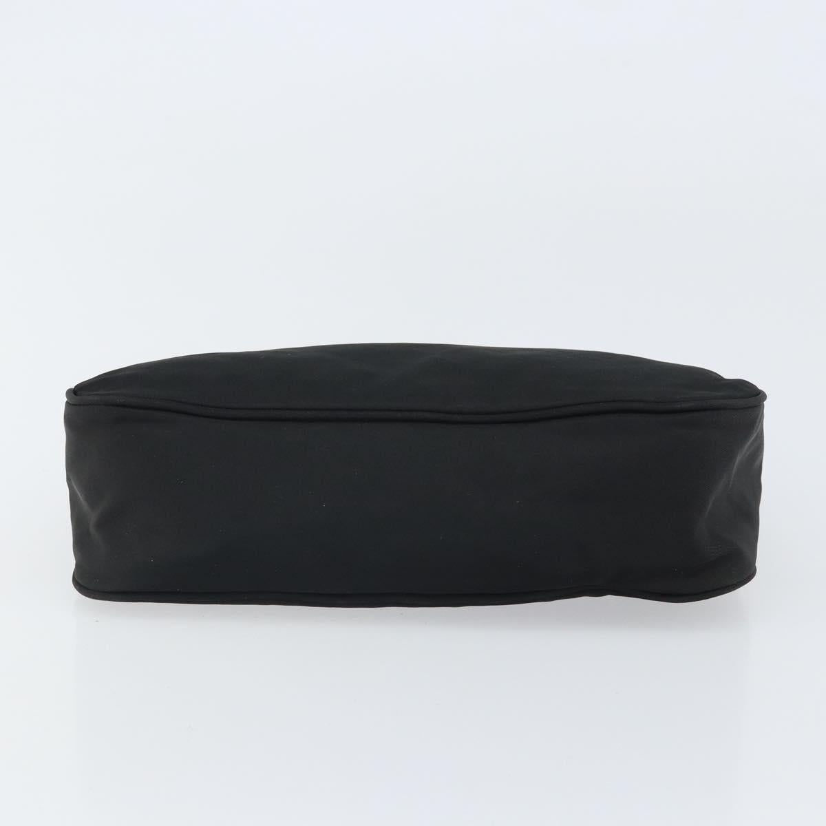 #65 Prada Hand Nylon Black Silver