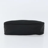 #65 Prada Hand Nylon Black Silver