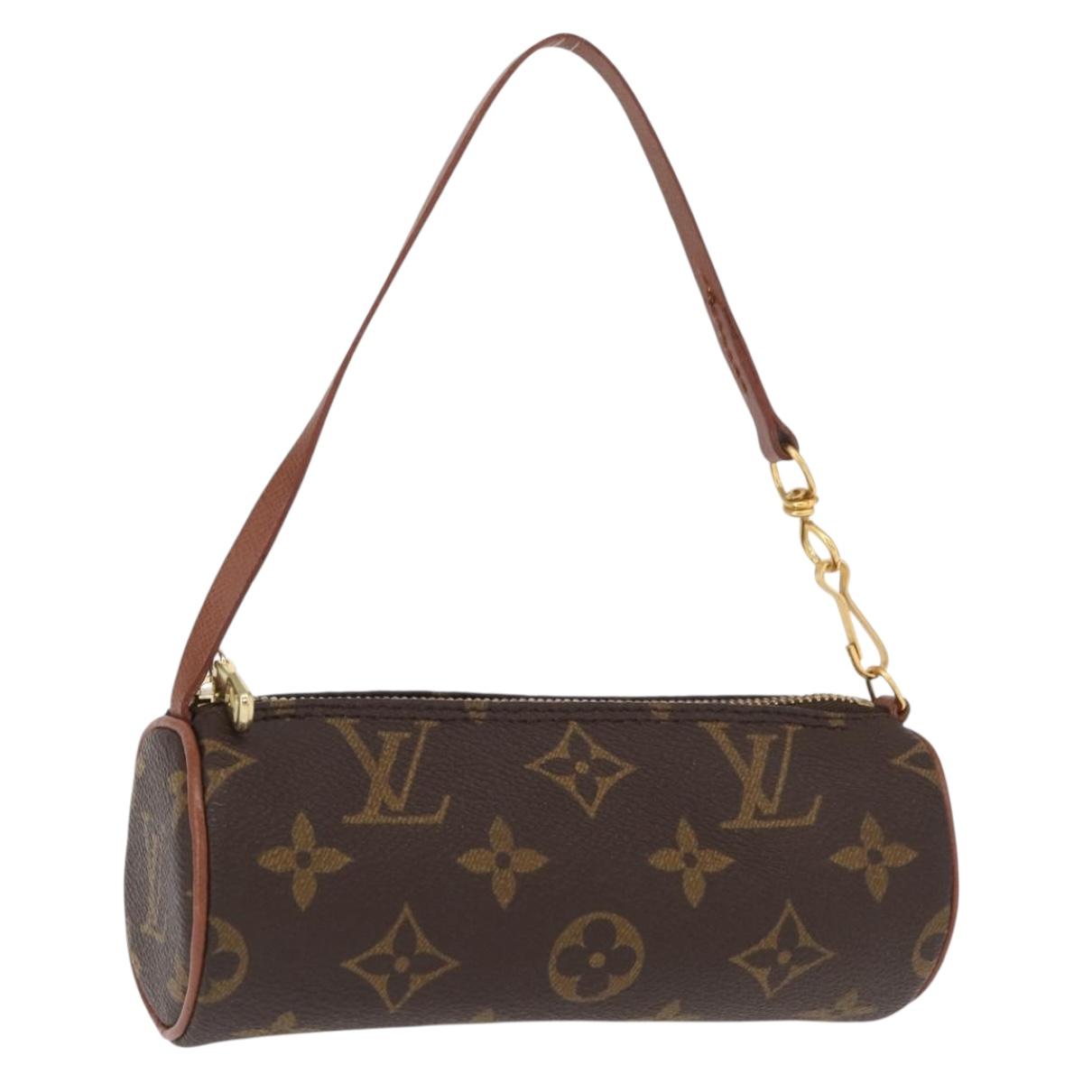 LOUIS VUITTON Monogram Papillon Pouch LV Auth 161569
