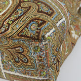 Prada Paisley Print Canvas Tote Bag