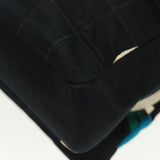 #62 Chanel Vintage Chocolate Bar Multipocket Flap Bag Quilted Printed Canvas Medium