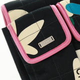 #62 Chanel Vintage Chocolate Bar Multipocket Flap Bag Quilted Printed Canvas Medium