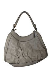 Gucci light grey D ring hobo bag