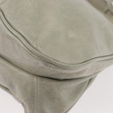 Prada Soft Calf Leather Hobo Bag Gray