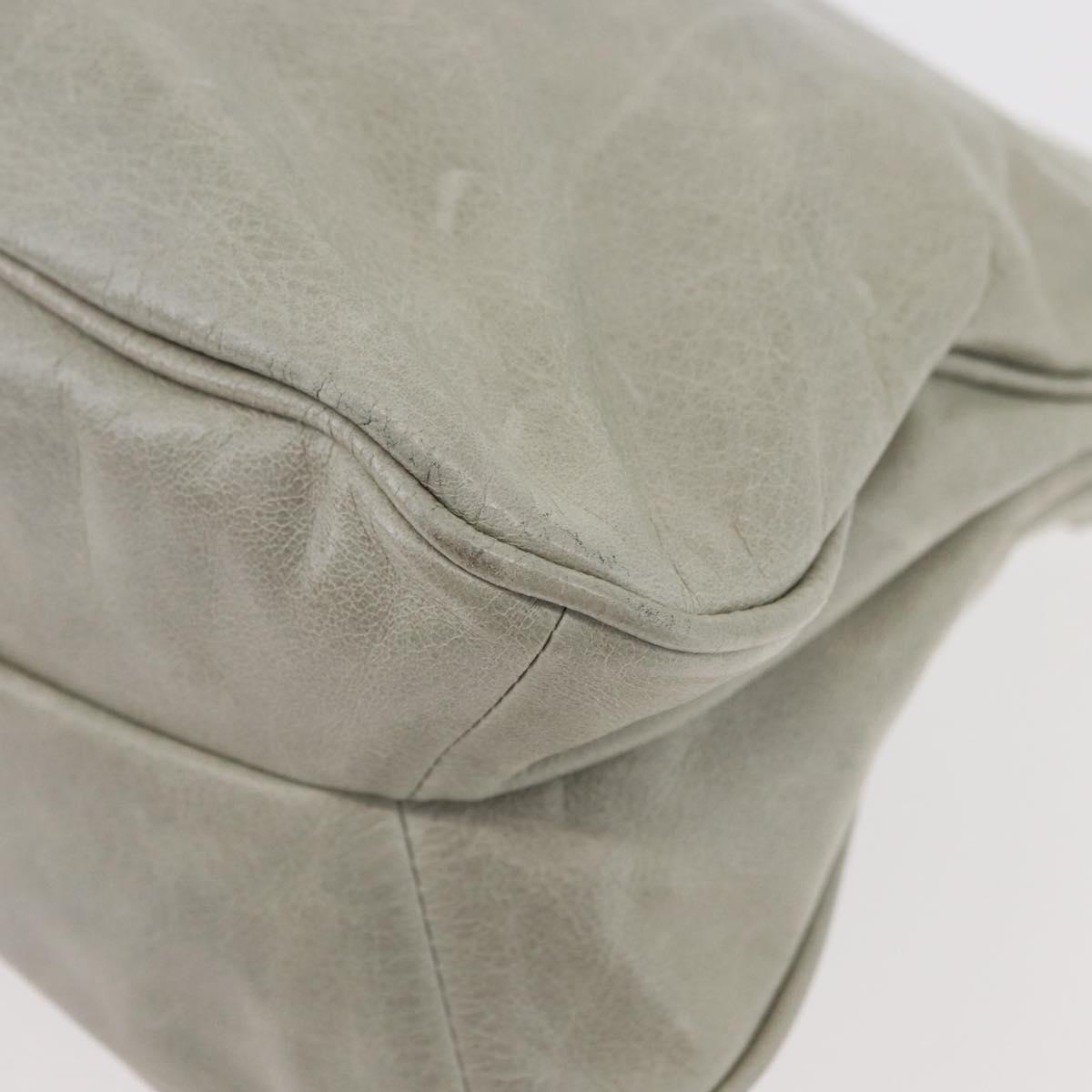 Prada Soft Calf Leather Hobo Bag Gray