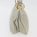 Prada Soft Calf Leather Hobo Bag Gray