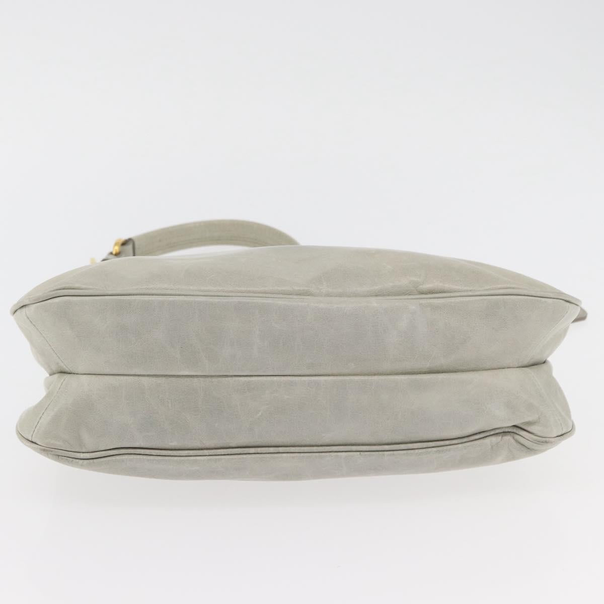 Prada Soft Calf Leather Hobo Bag Gray