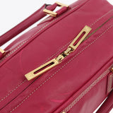 Loewe Amazona Leather Boston Bag in Pink
