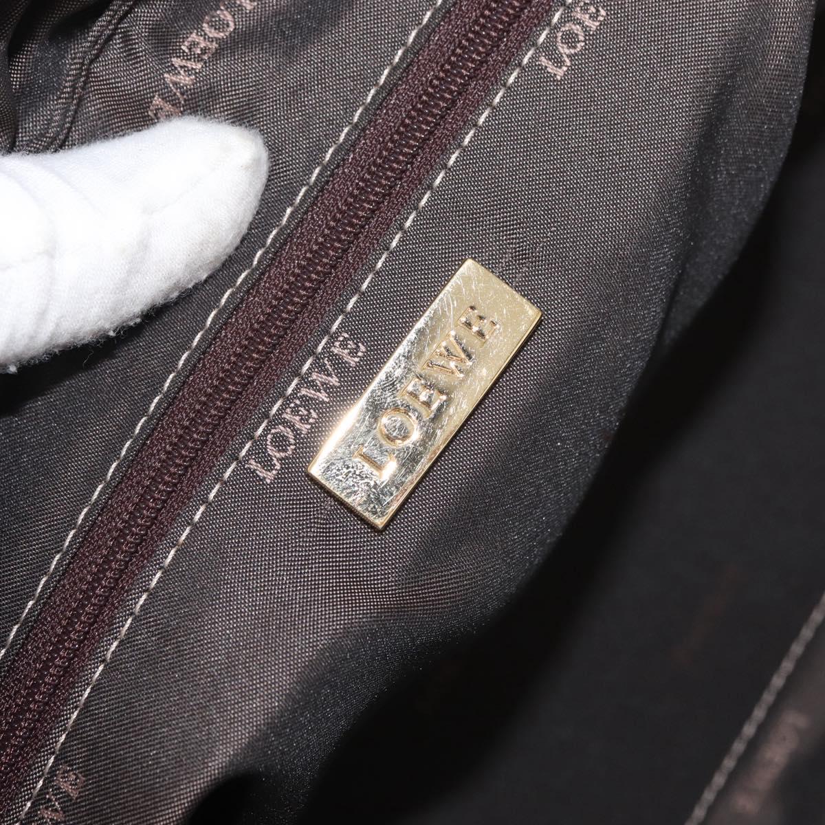 Loewe Amazona Leather Boston Bag in Pink