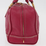 Loewe Amazona Leather Boston Bag in Pink