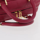 Loewe Amazona Leather Boston Bag in Pink