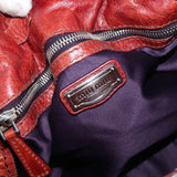 Miu Miu Cognac Leather Shoulder Bag