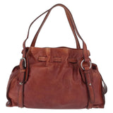 Miu Miu Cognac Leather Shoulder Bag
